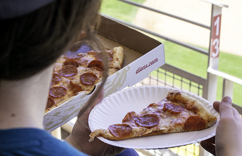 The Dion’s stand at Isotopes stadium opened